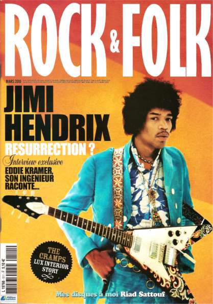 Rock & Folk n� 511 Mars 2010 Jimi Hendrix cover
