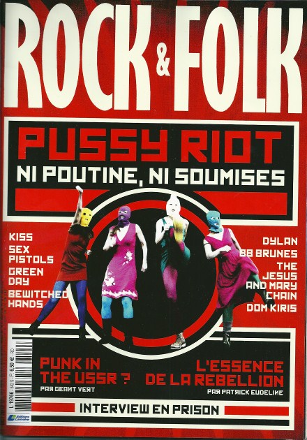 Rock & Folk n� 542 - Octobre 2012 Pussy Riot cover