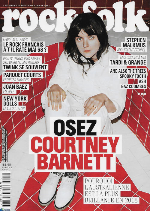 Rock & Folk n� 610 Juin 2018 Courtney Barnette cover