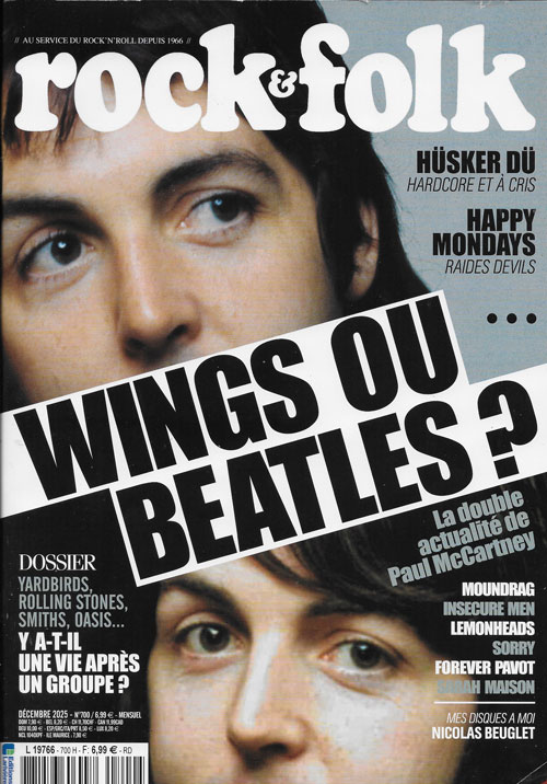 Rock & Folk n� 700 D�cembre 2025 Paul Mc Cartney