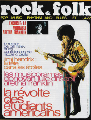 Rock & Folk n� 8 Juin 1967 Jimmy Hendrix