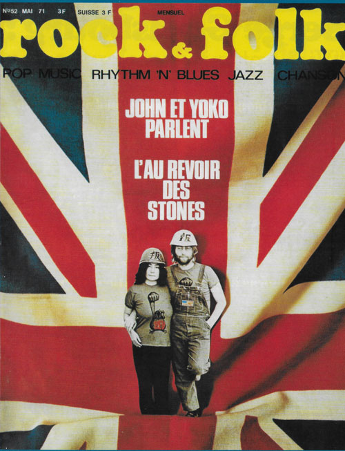 Rock & Folk n� 52 Mai 1971 John Lennon et Yoko Ono