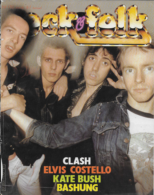 Rock & Folk n�170 Mars 1981 The Clash cover