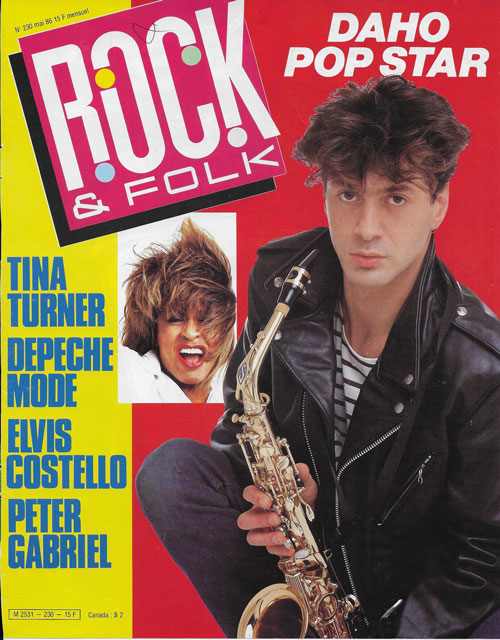 Rock & Folk n� 230 Mai 1986 Etienne Daho cover