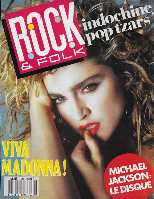 Rock & Folk n� 244 Septembre 1987 Madonna cover