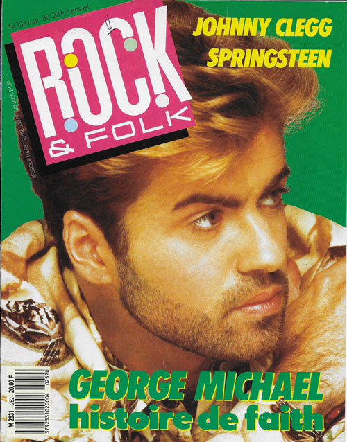Rock & Folk n� 252 Mai 1988 George Michael cover
