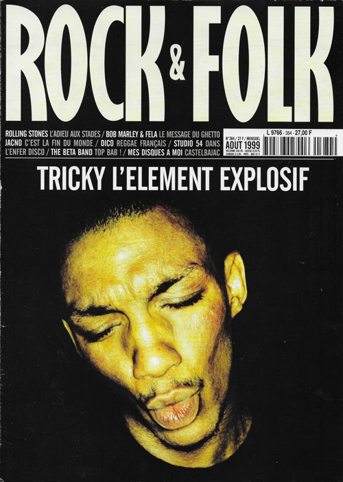 Rock & Folk n� 384 Juillet 1999 Tricky cover