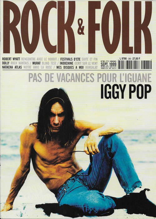 Rock & Folk n� 385 Septembre 1999 Iggy Pop cover
