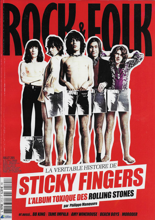 Rock & Folk n� 575 - Juillet 2015 The Rolling Stones cover