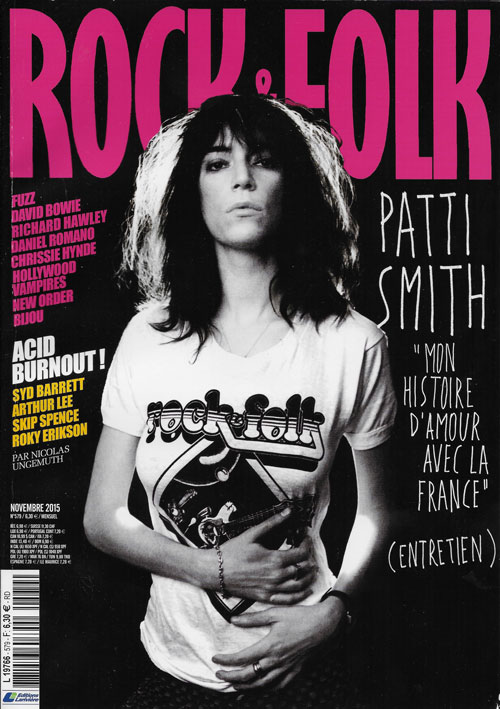 Rock & Folk n� 579 - Novembre 2015 Patti smith cover