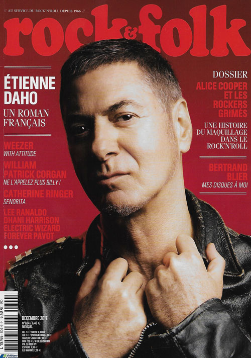 Etienne Daho Rock & Folk n� 604 D�cembre 2017 cover