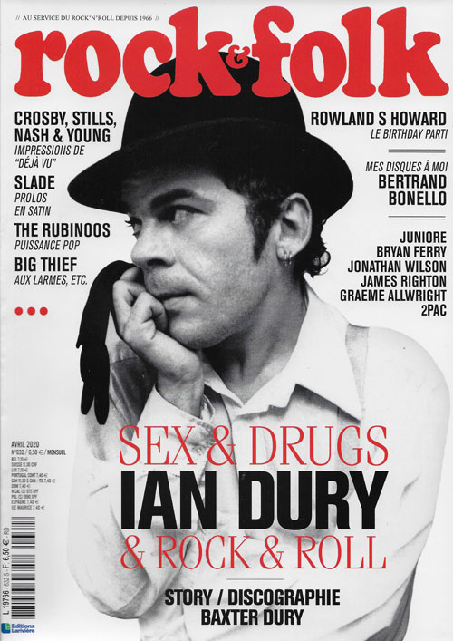 Rock & Folk n� 632 Avril 2020 Ian Dury cover