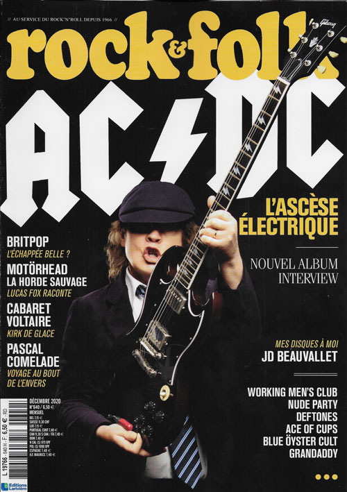 Rock & Folk n� 640 D�cembre 2020 AC DC COVER