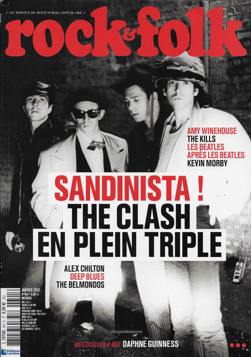 Rock & Folk n� 641 - Janvier 2021 The Clash cover
