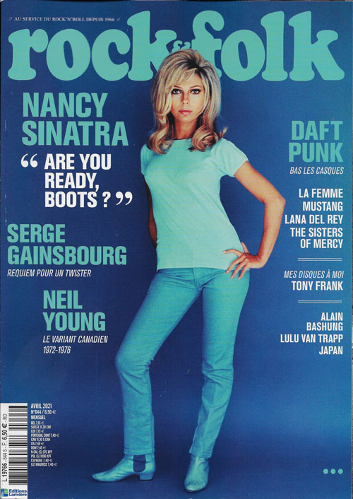 Rock & Folk n� 644 avril 2021 Nancy Sinatra