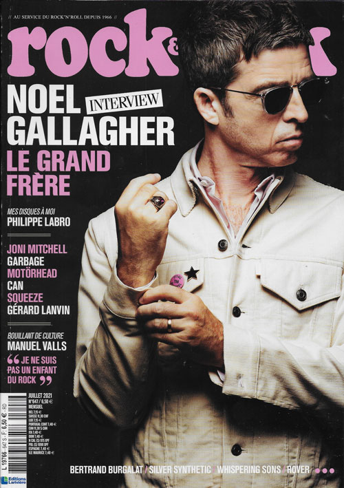 Rock & Folk n� 647 Juillet 2021 Noel Gallagher cover