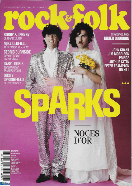 Rock & Folk n� 648 - Ao�t 2021 The Sparks cover