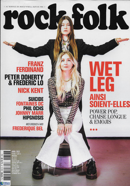 Rock & Folk n� 656 Avril 2022 Wet Leg cover