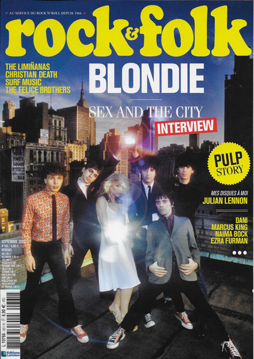 Rock & Folk n�661 Septmebre 2022 Blondie