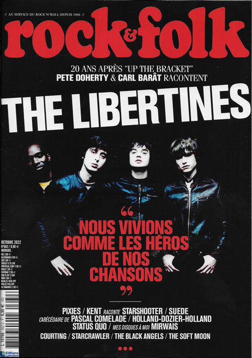 Rock & Folk n�662 - Octobre 2022 The Libertines