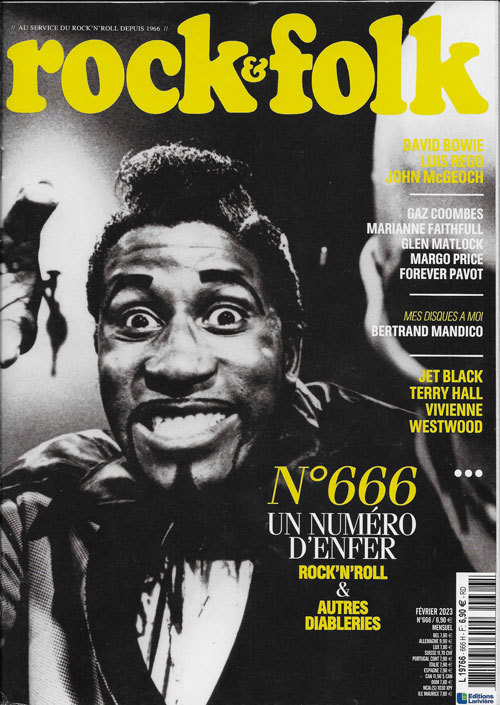 Rock & Folk n�666  F�vrier 2023 cover