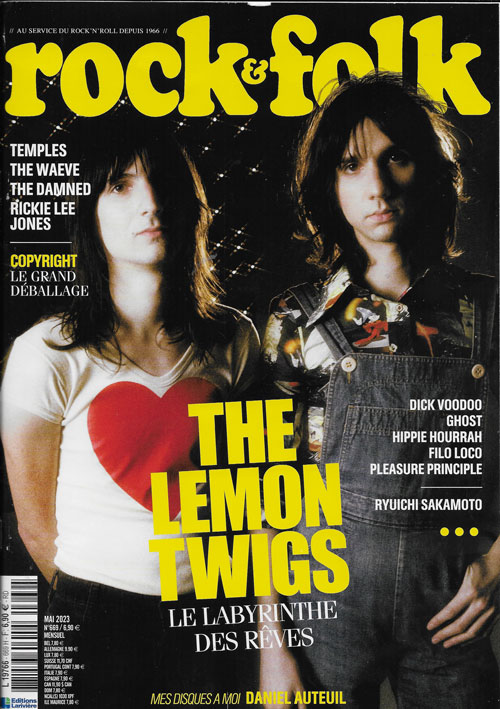 Rock & Folk n�669  Mai 2023 The Lemon Twigs