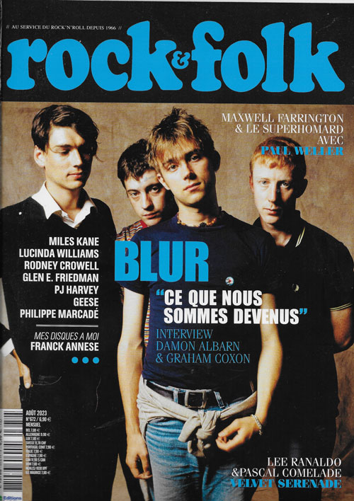 Rock & Folk n�672 Ao�t 2023 Blur
