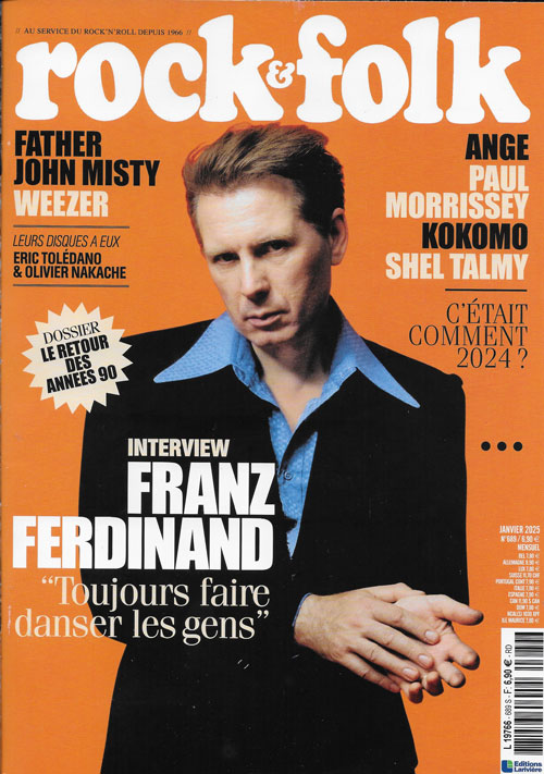 Rock & Folk n� 689 Janvier 2025 Franz Ferdinand