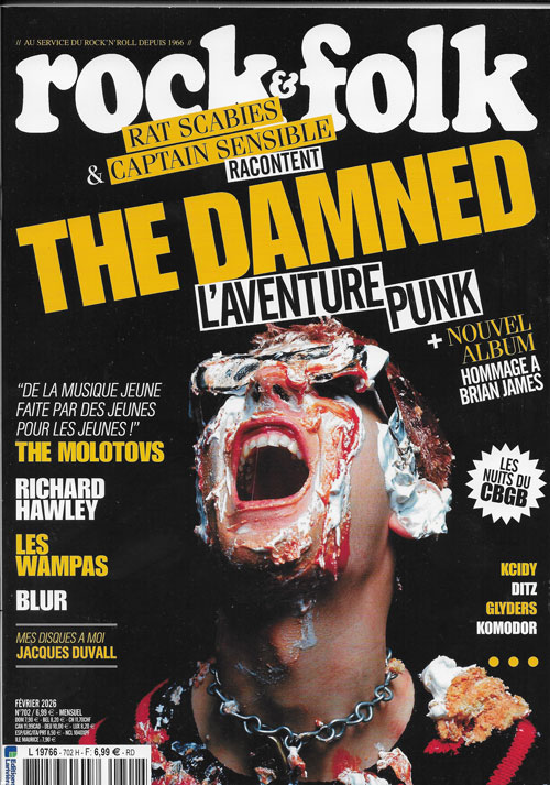 Rock & Folk n� 702 F�vrier 2026 The Damned