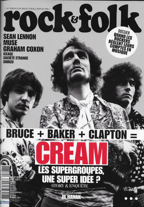Rock & Folk n�707 Juillet 2026 Cream