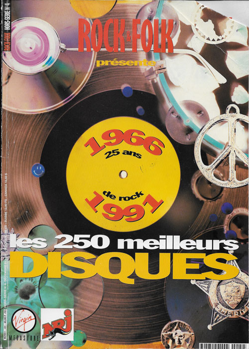 Rock & Folk hors s�rie n�4 d�cembre 1991 1966-1991 les 250 meilleurs disques cover