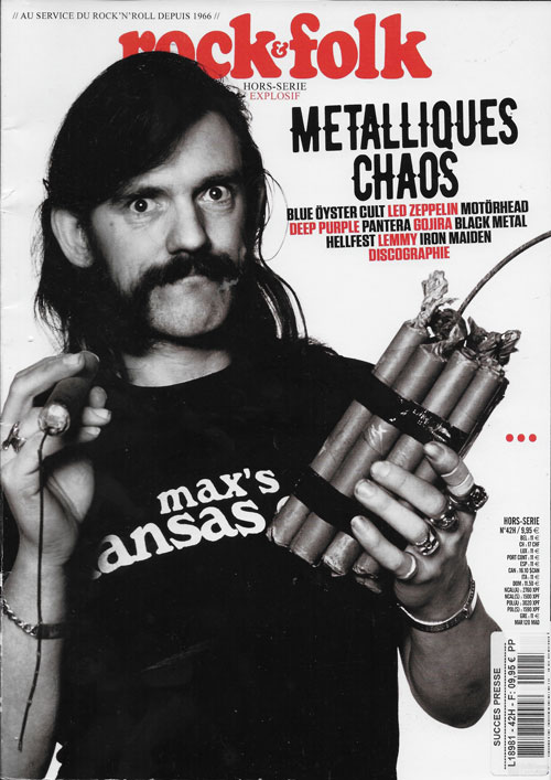 Rock & Folk Hors s�rie 42 Metelliques Chaos Motorhead