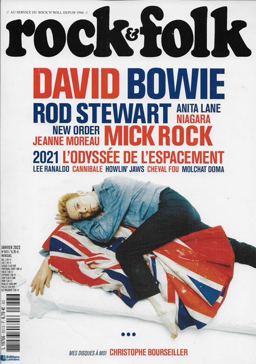 Rock & Folk n�653 Janvier 2022 David Bowie cover