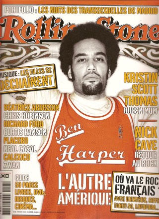 RollingStone n� 5 F�vrier 2003 Ben Harper cover