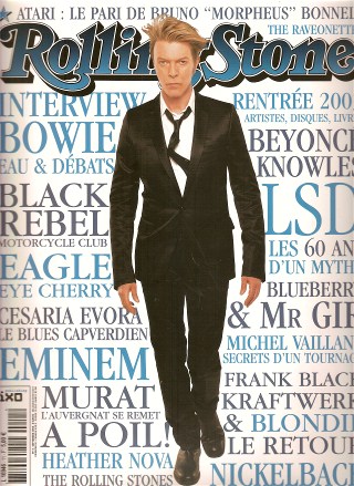 RollingStone n�11 Septembre 2003 David Bowie cover