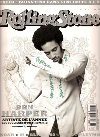 RollingStone n� 13 Novembre 2003 Ben Harper cover