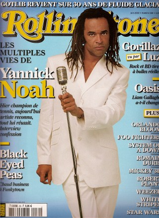 RollingStone n� 30 Juin 2005 Yannick Noah cover