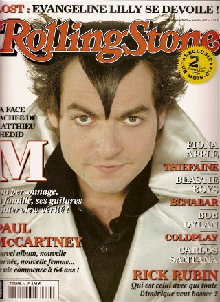 RollingStone n� 34 - Novembre 2005 Matthieu Chedid M cover