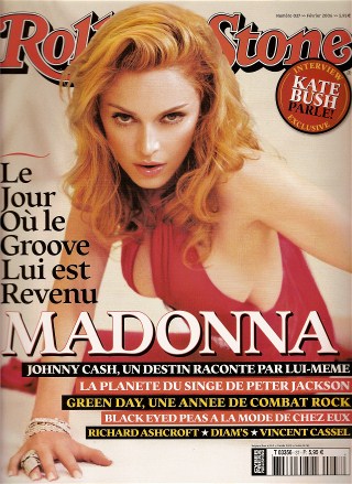 RollingStone n� 37  F�vrier 2006 Madonna cover