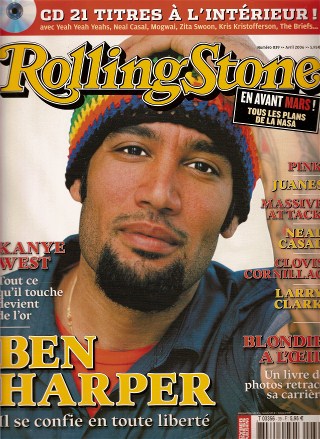 RollingStone n�39 Avril 2006Ben Harper cover