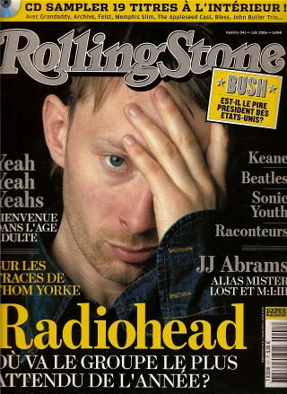RollingStone n� 41 - Juin 2006 Radiohaed cover