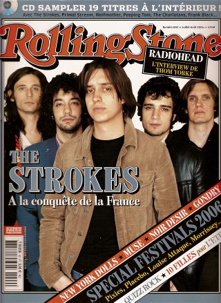 RollingStone n� 42 Juillet Ao�t 2006 The Strokes cover