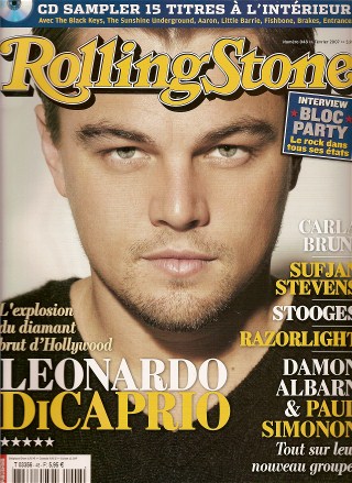RollingStone n� 48 - F�vrier 2007 L�onardo Dicaprio cover