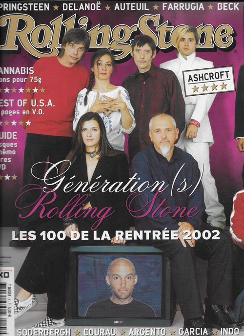RollingStone n� 1 Octobre 2002 cover