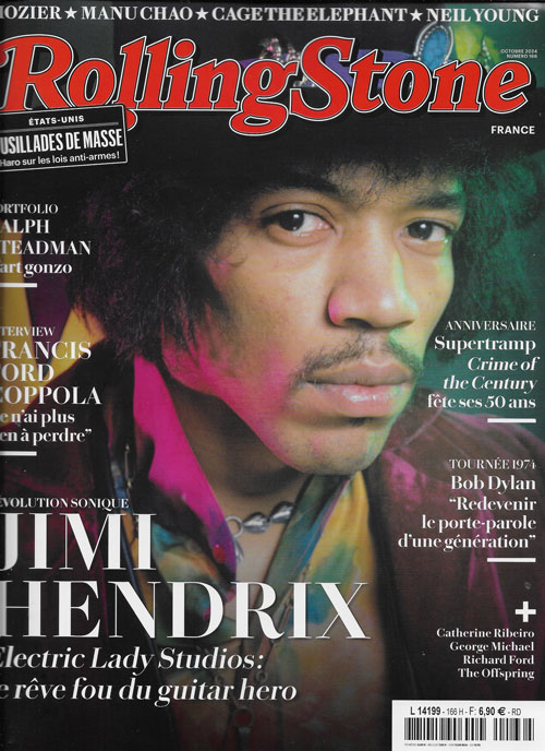 RollingStone n�166 Octobre 2024 Jimi Hendrix