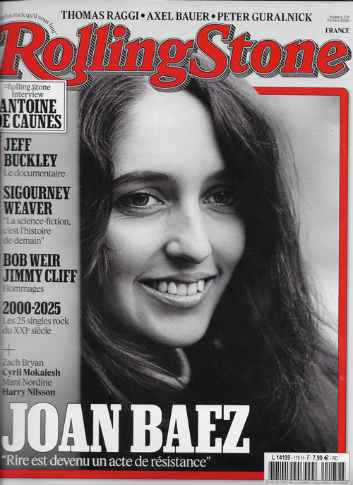 RollingStone n�179 - F�vrier 2026 Joan Baez
