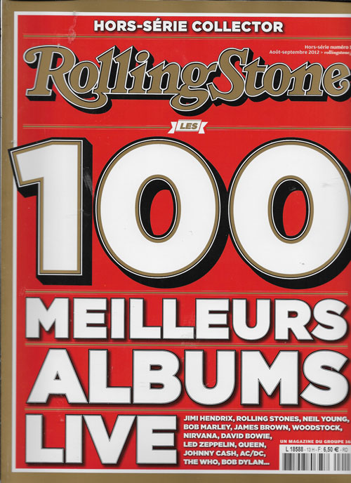 RollingStone Hors s�rie n�13 ao�t 2012 Les 100 meilleurs albums live