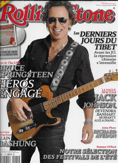 RollingStone n� 1 - Juillet / Ao�t 2008 Bruce Springsteen cover