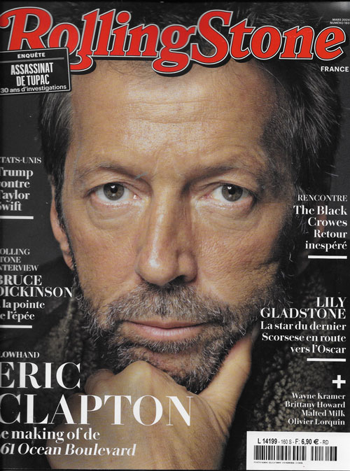 RollingStone n�160 Mars 2024 Eric Clapton