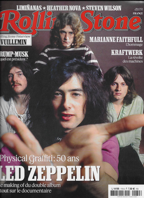 RollingStone n�170 Mars 2025 Led Zeppelin